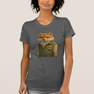 T-shirt Garde forestier renard – Tri‑Blend pour femmes Bel