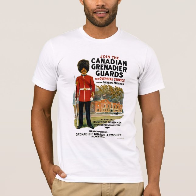 T-shirt Garde-grenades canadienne (Devant)