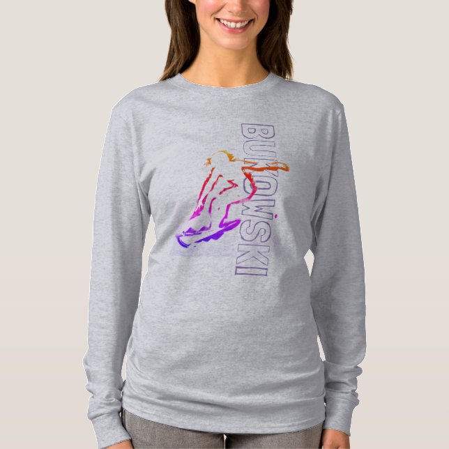 T-shirt GARDE IMPÉTUEUSE de FILLE de SURFER de (Devant)