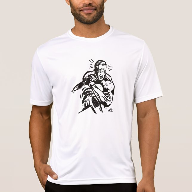 T-shirt Garde impétueuse d'obstruction de Darce rétro par (Devant)
