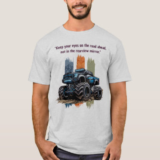 T-shirt "Garde les yeux sur la route" Aventure Monstre