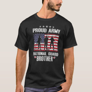 T-shirt Garde nationale Frère Fière Frère National Gua