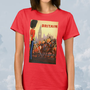 T-shirt Garde royale britannique du roi vintage Grande-Bre