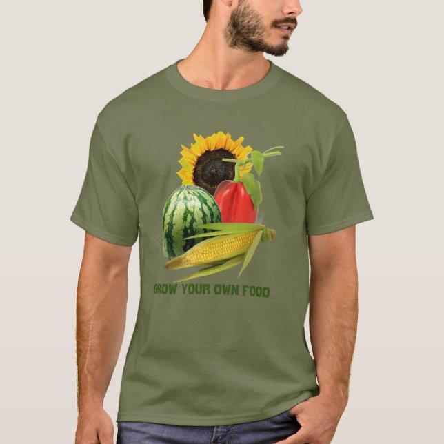 T-shirt Garden Girl Grow Food / Fruit végétal (Devant)