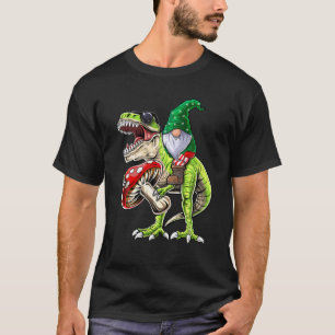 T-shirt Garden Gnome Casquette T Rex Dinosaur Drôle Jardi