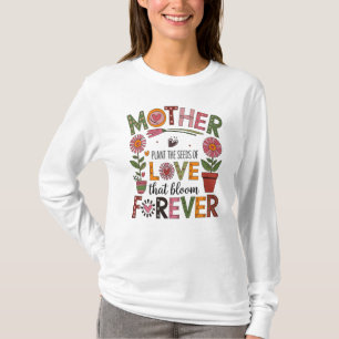 T-shirt Garden Life Mama, Jardin des mères