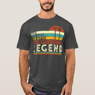 T-shirt Gardener Retraite Papa Le Mythe de l'homme Retrait