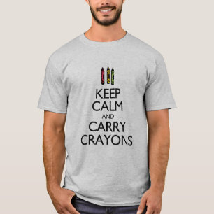 T-shirt Garder calme et porter des rayons