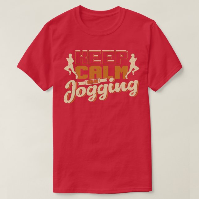 T-shirt Garder Clam ang aller jogging 2 (Design devant)