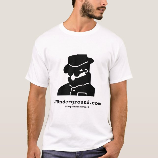 T-shirt Garder la chemise T HFUiE de 43 Mètres bizarre (Devant)