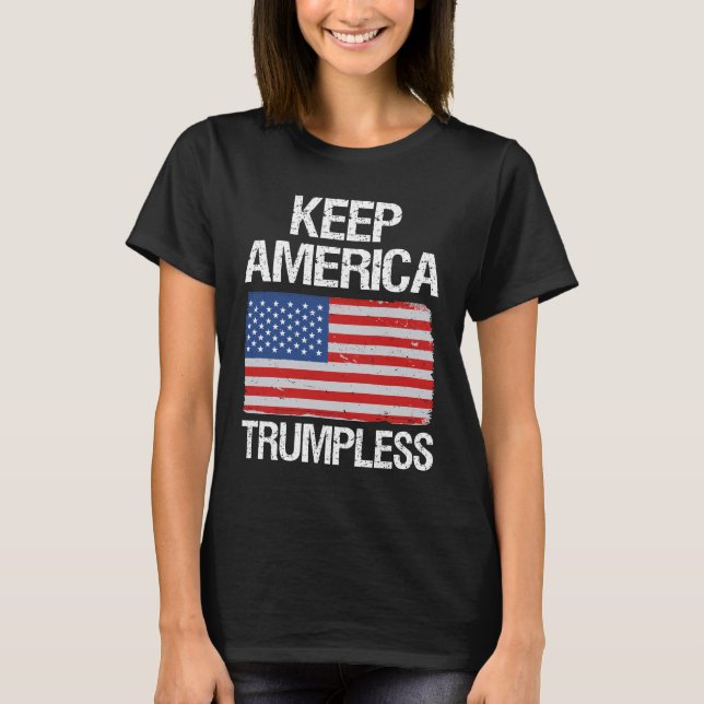 T-shirt Garder l'Amérique sans trompette III (Devant)
