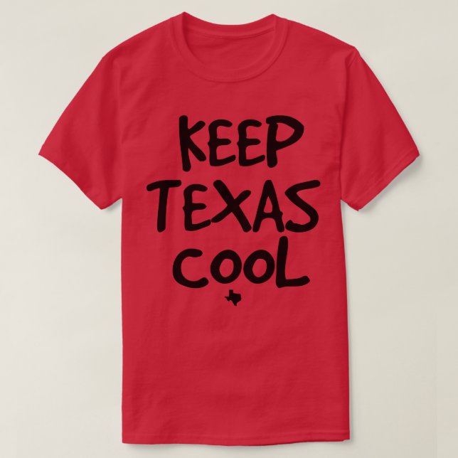 T-shirt Garder le Texas Cool léger tee - shirts (Design devant)
