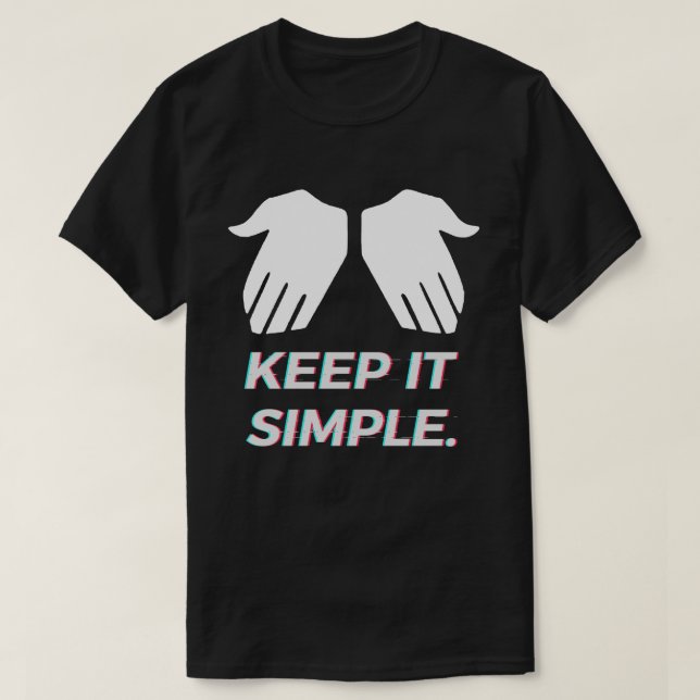 T-shirt GARDER SIMPLE Khaby Lame (Design devant)