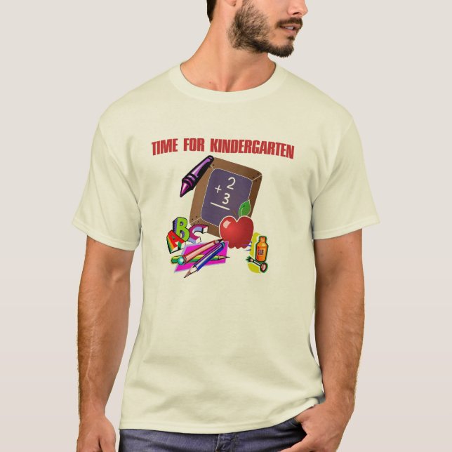 T-shirt Gardergarten Enseignant T Chemise (Devant)