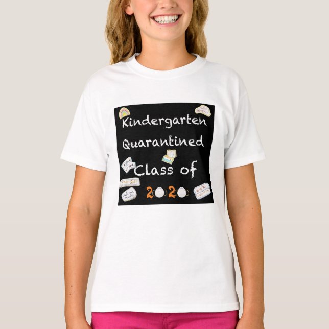 T-shirt Gardergarten Quarantined Class of 2020 Tee (Devant)