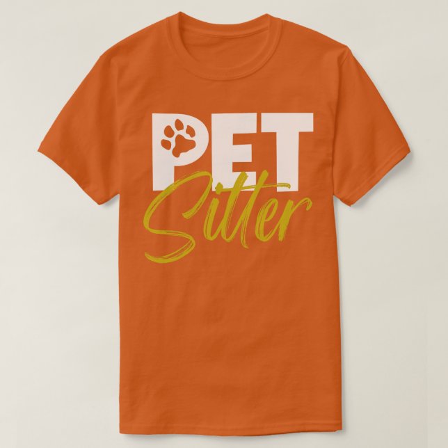 T-shirt Garderie d'animaux Garderie d'animaux (Design devant)