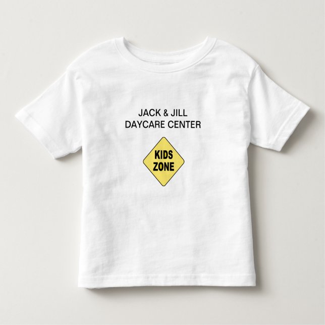 T-SHIRT GARDERIE POUR ENFANTS (Devant)
