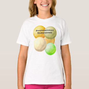 T-shirt Garderie professionnelle Pastel Circles Garde d'en