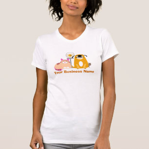 T-shirt Gardes d'enfants d'animal familier