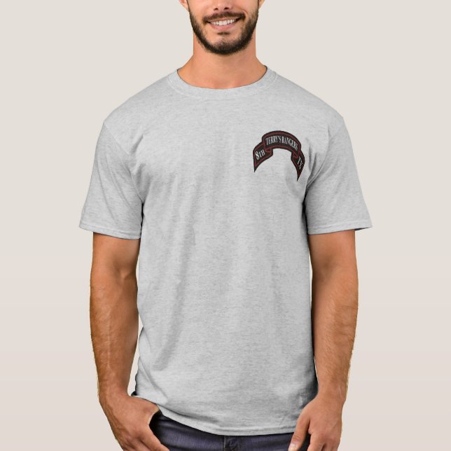T-shirt gardes forestières de txsg.8th Terry (Devant)