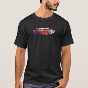 T-shirt Gardeur de poisson monstre Arowana asiatique