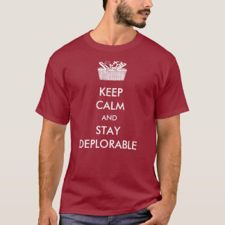 T-shirt Gardez Deplorables calme