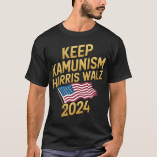 T-shirt Gardez Kamunisme  Walz 2024 Montrez Votre Fierté g