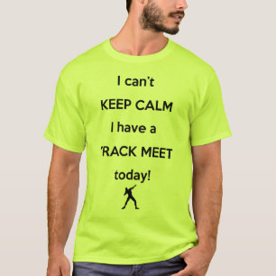 T-shirt Gardez la chemise calme de rassemblement de voie !