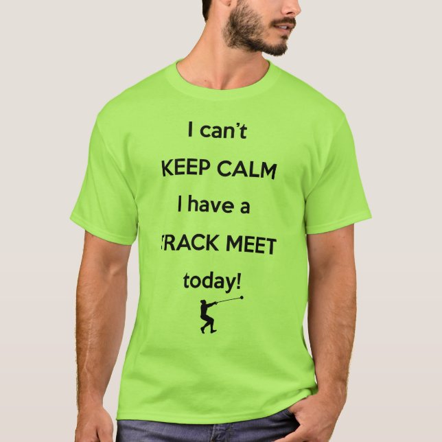T-shirt Gardez la chemise calme de rassemblement de voie ! (Devant)