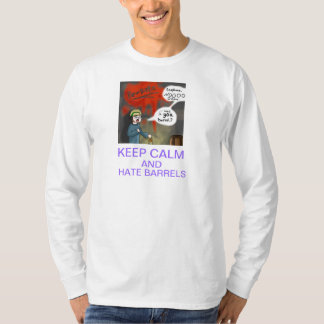 T-shirt Gardez la longue douille calme de PewDiePie