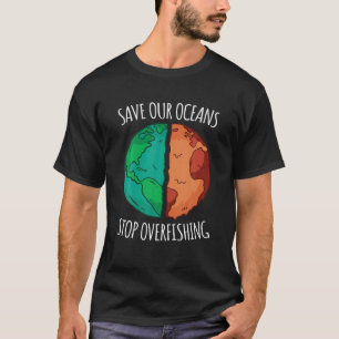 T-shirt Gardez la mer Plastique libre Journée Mondiale des
