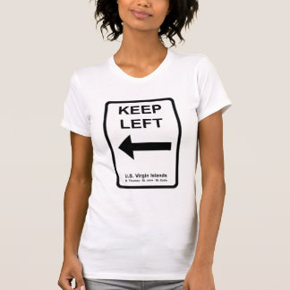 T-shirt Gardez la pièce en t des dames gauches de