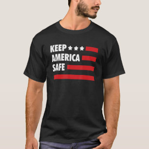 T-shirt Gardez l'Amérique en sécurité 4 juillet 'Amérique