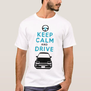 T-shirt Gardez le calme et conduisez - AE86- /version3