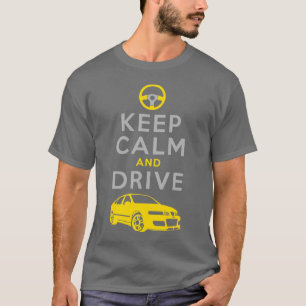 T-shirt Gardez le calme et conduisez - Léon /version2