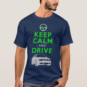 T-shirt Gardez le calme et conduisez - Octavia- /version2