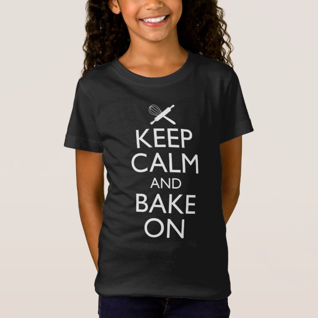 T-Shirt Gardez Le Calme Et Faites-Le Cuire (Devant)