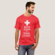 T-shirt Gardez le calme et jodlez fort fierté suisse (Devant entier)