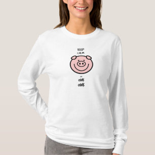 T-shirt Gardez le calme et krouik-krouik, krouik-krouik !