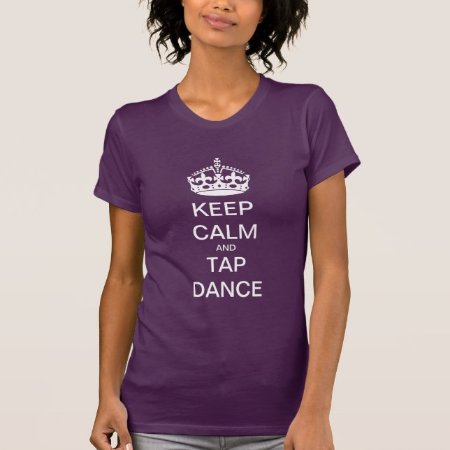 T-SHIRT GARDEZ LE CALME ET LA DANSE DE ROBINET (Devant)