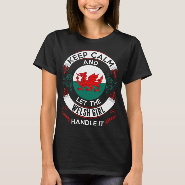 T-shirt Gardez Le Calme Et La Galloise Manipuler Son Tshir (Devant)