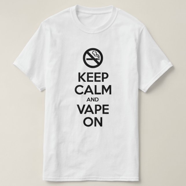 T-shirt Gardez le calme et la liberté sur ~ Auto-Motivatio (Design devant)