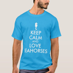 T-shirt Gardez le calme et l'amour Seahors