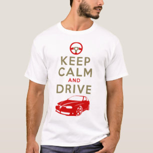 T-shirt Gardez le calme et le lecteur -156-