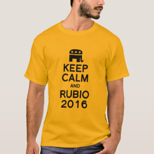 T-SHIRT GARDEZ LE CALME ET LE RUBIO 2016 - .PNG