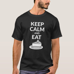 T-shirt Gardez Le Calme Et Mangez Du Cheesecake