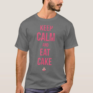 T-shirt Gardez Le Calme Et Mangez Du Gâteau Pour Les Venti