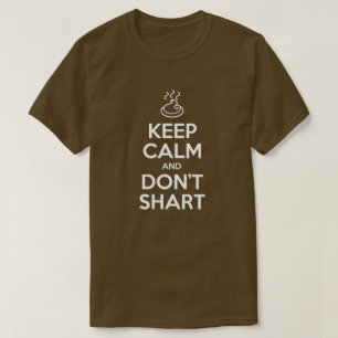 T-shirt Gardez le calme et ne partagez pas