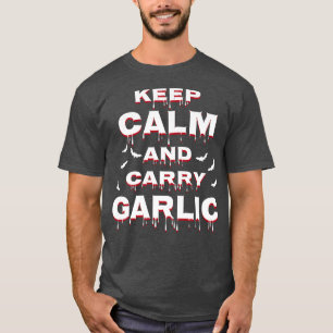T-shirt Gardez le calme et portez le costume Vampire de l'