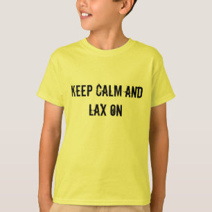 T-shirt Gardez le calme et relâché sur la jeunesse T-shr